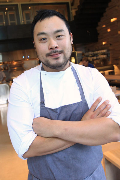 David Chang  Michelin rated chef.